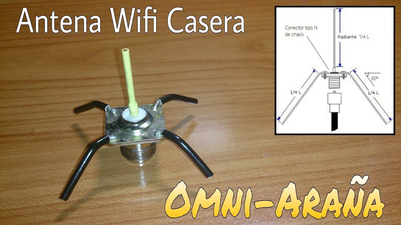 Como hacer una antenna omnidireccional wifi casera cheesecake